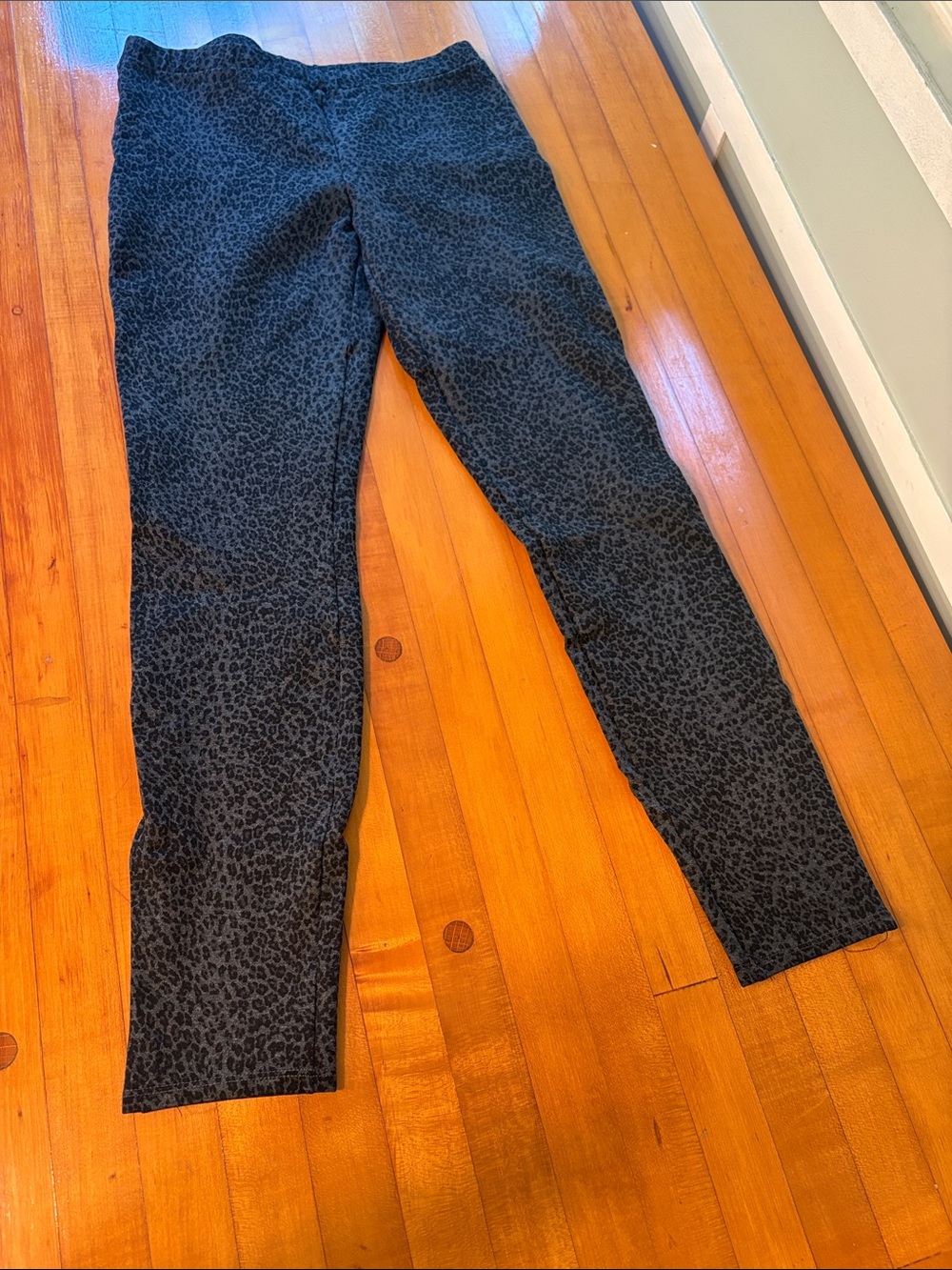 Joie Black Leopard-Print Leggings